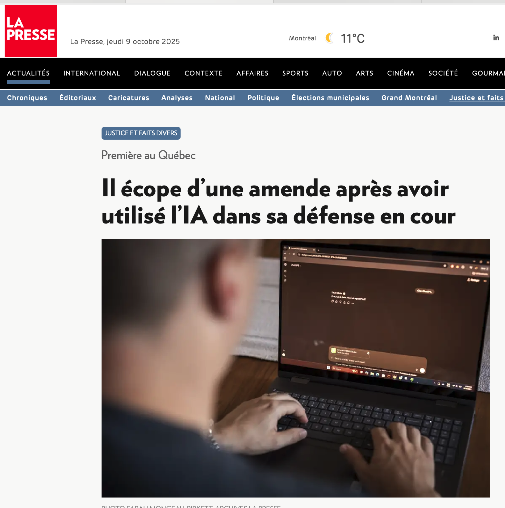 L'IA à la place d'un avocat?