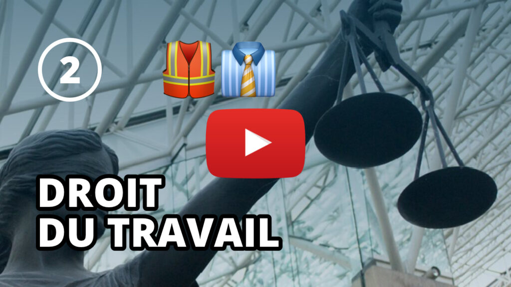 Youtube Webinaire Droit du travail Youtube Webinaire Droit du travail